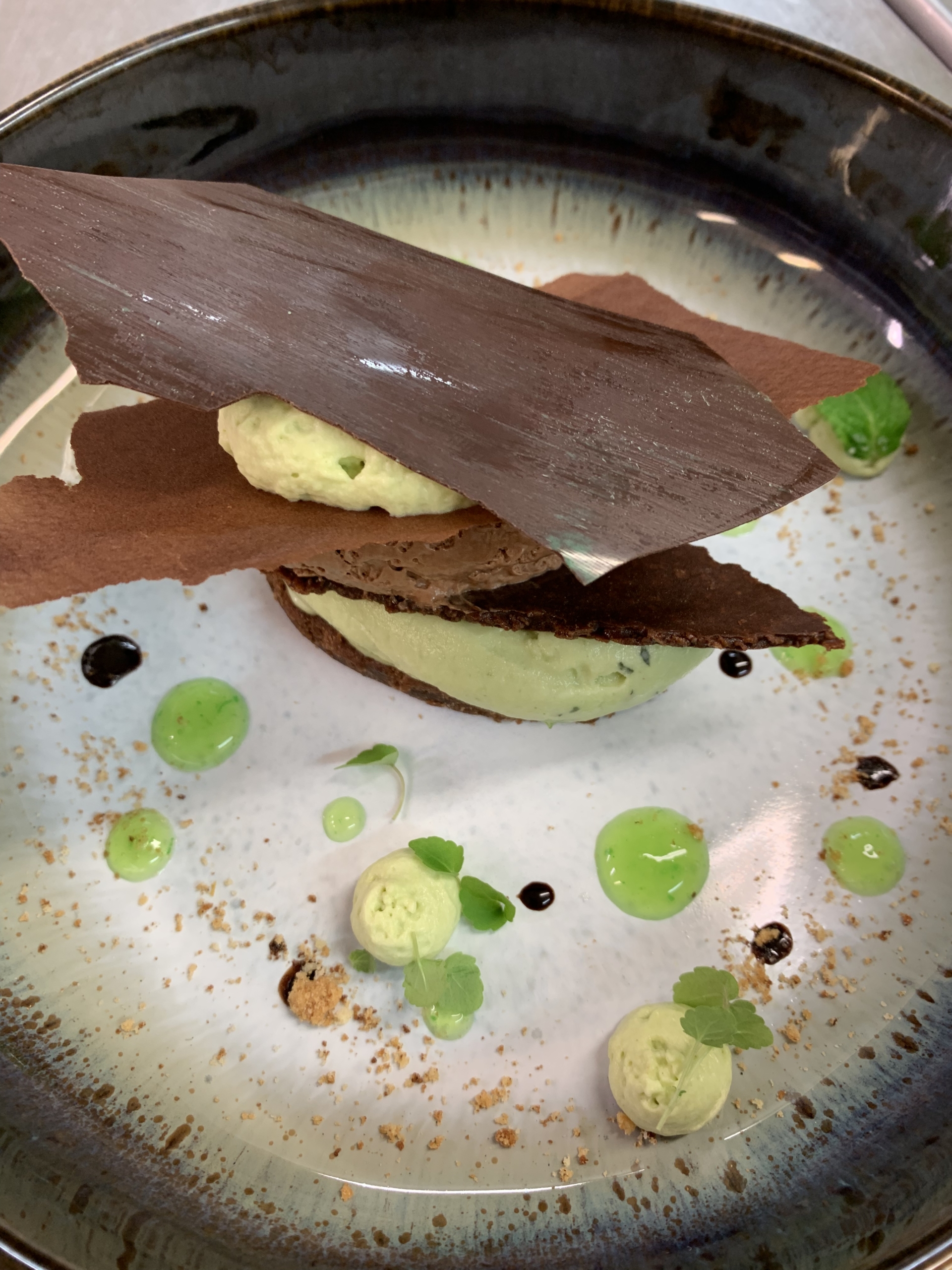 Un dessert ©Hôtel-restaurant "Le Central" à Coulon